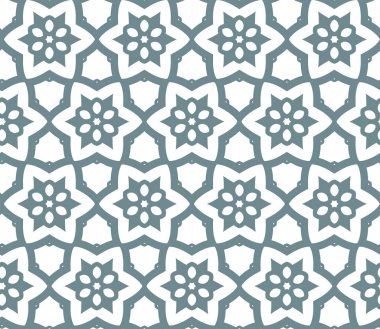 Geometrik süslemeli vektör deseni. Kusursuz tasarım dokusu 