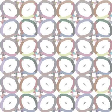 Geometrik süslemeli vektör deseni. Kusursuz tasarım dokusu