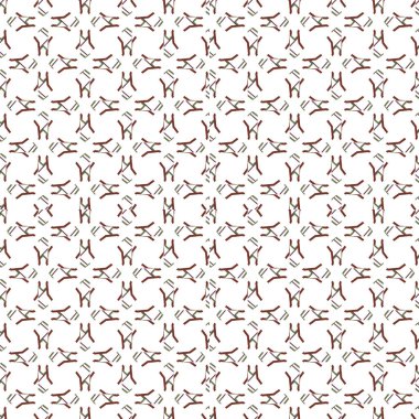 Geometrik süslemeli vektör deseni. Kusursuz tasarım dokusu 