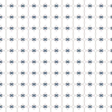 Geometrik süslemeli vektör deseni. Kusursuz tasarım dokusu