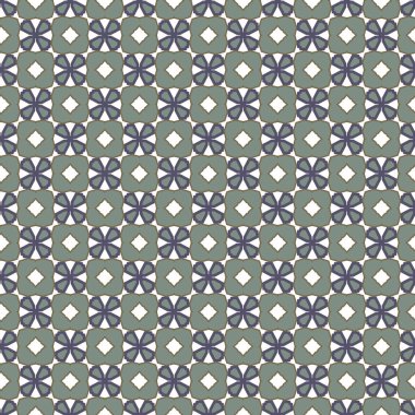 Geometrik süslemeli vektör deseni. Kusursuz tasarım dokusu 