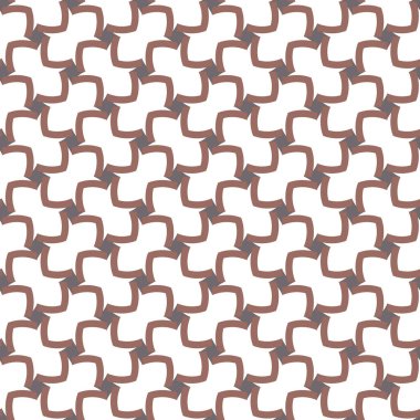 Geometrik süslemeli vektör deseni. Kusursuz tasarım dokusu 