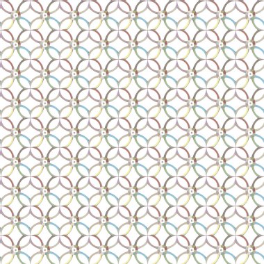 Geometrik süslemeli vektör deseni. Kusursuz tasarım dokusu 