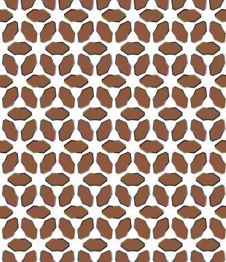 Geometrik süslemeli vektör deseni. Kusursuz tasarım dokusu 