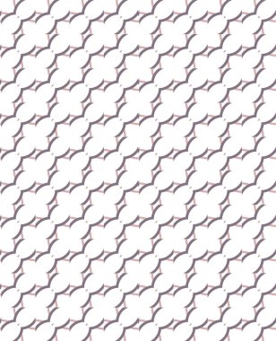 Geometrik süslemeli vektör deseni. Kusursuz tasarım dokusu 