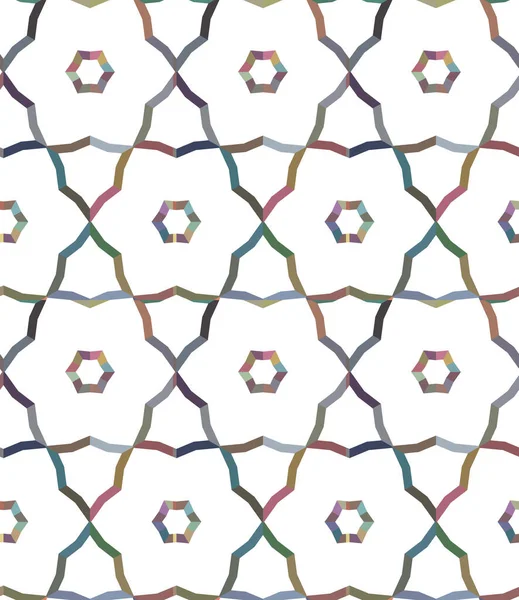 Geometrisches Ornamentales Vektormuster Nahtlose Design Textur — Stockvektor