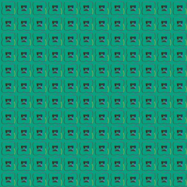 Geometrik süslemeli vektör deseni. Kusursuz tasarım dokusu 