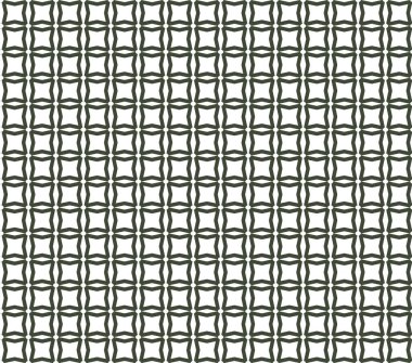 Geometrik süslemeli vektör deseni. Kusursuz tasarım dokusu 