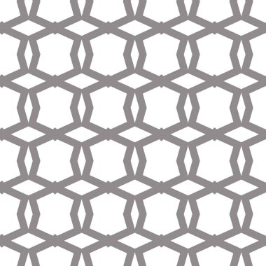 Geometrik süslemeli vektör deseni. Kusursuz tasarım dokusu 