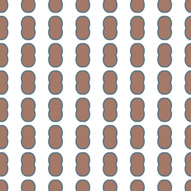 Geometrik süslemeli vektör deseni. Kusursuz tasarım dokusu