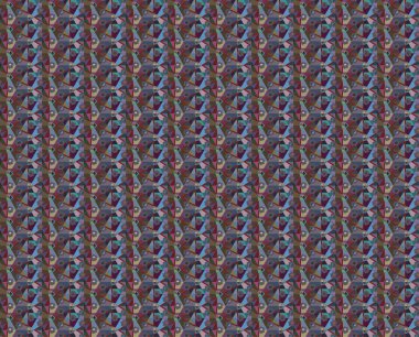 Geometrik süslemeli vektör deseni. Kusursuz tasarım dokusu 