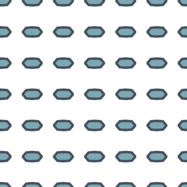 Geometrik süslemeli vektör deseni. Kusursuz tasarım dokusu 