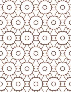 Geometrik süslemeli vektör deseni. Kusursuz tasarım dokusu 