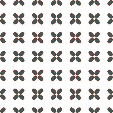 Geometrik süslemeli vektör deseni. Kusursuz tasarım dokusu 