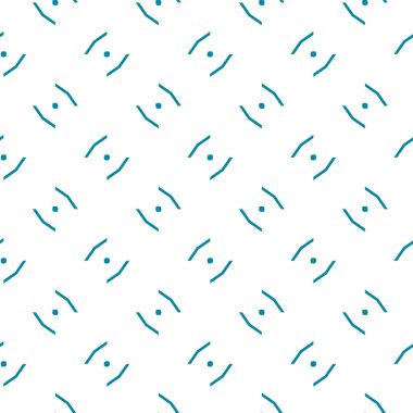 Geometrik süslemeli vektör deseni. Kusursuz tasarım dokusu 