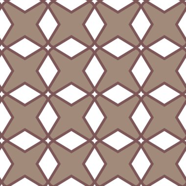 Geometrik süslemeli vektör deseni. Kusursuz tasarım dokusu 