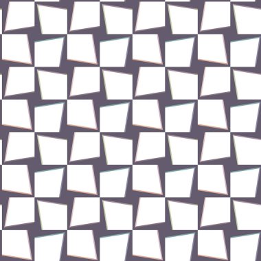 Geometrik süslemeli vektör deseni. Kusursuz tasarım dokusu 