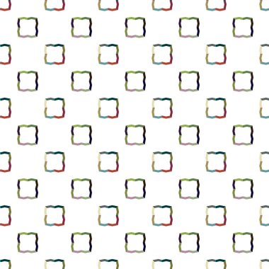 Geometrik süslemeli vektör deseni. Kusursuz tasarım dokusu 