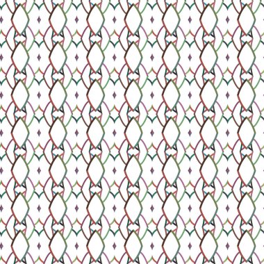 Geometrik süslemeli vektör deseni. Kusursuz tasarım dokusu 