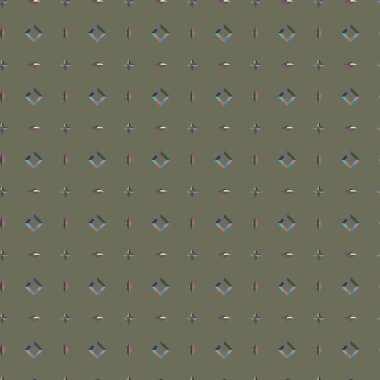 Geometrik süslemeli vektör deseni. Kusursuz tasarım dokusu 