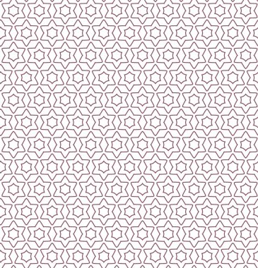 Geometrik süslemeli vektör deseni. Kusursuz tasarım dokusu 