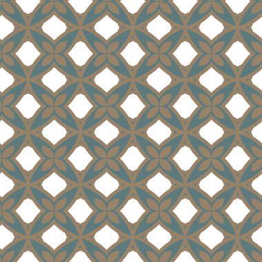 Geometrik süslemeli vektör deseni. Kusursuz tasarım dokusu 