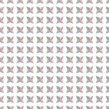 Geometrik süslemeli vektör deseni. Kusursuz tasarım dokusu 