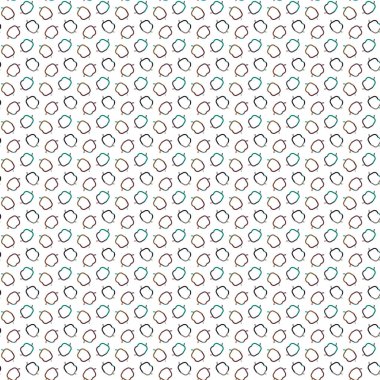 Geometrik süslemeli vektör deseni. Kusursuz tasarım dokusu 