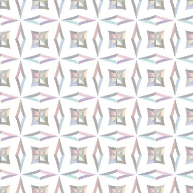 Geometrik süslemeli vektör deseni. Kusursuz tasarım dokusu 