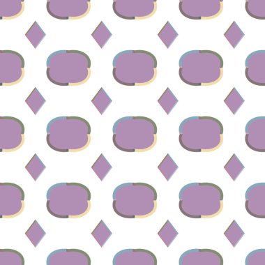 Geometrik süslemeli vektör deseni. Kusursuz tasarım dokusu 