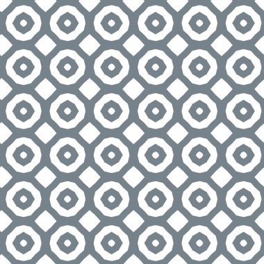 Geometrik süslemeli vektör deseni. Kusursuz tasarım dokusu