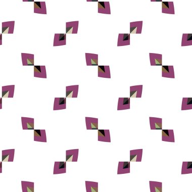 Geometrik süslemeli vektör deseni. Kusursuz tasarım dokusu