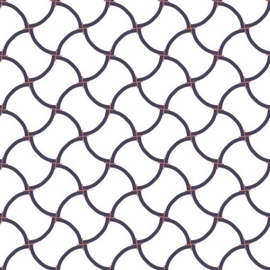 Geometrik süslemeli vektör deseni. Kusursuz tasarım dokusu 