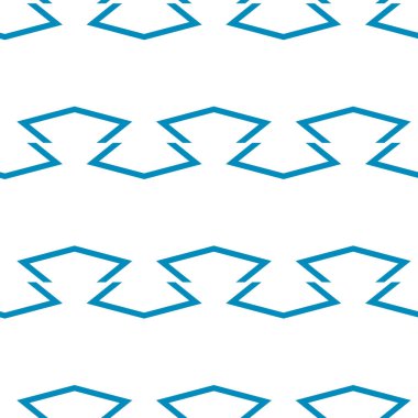 Geometrik süslemeli vektör deseni. Kusursuz tasarım dokusu 