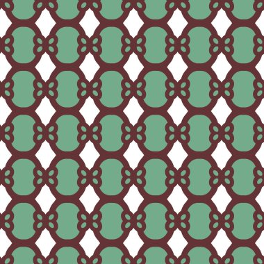 Geometrik süslemeli kusursuz desen. vektör illüstrasyonu