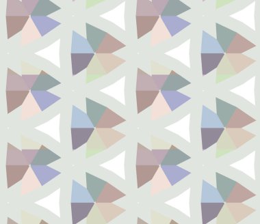 Geometrik süslemeli vektör deseni. Kusursuz tasarım dokusu 