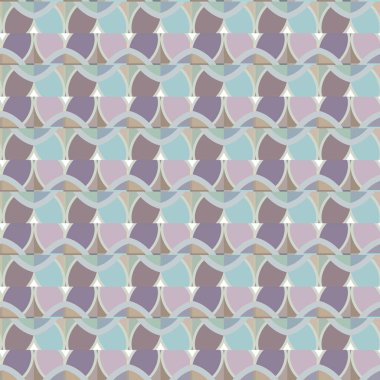 Geometrik süslemeli vektör deseni. Kusursuz tasarım dokusu