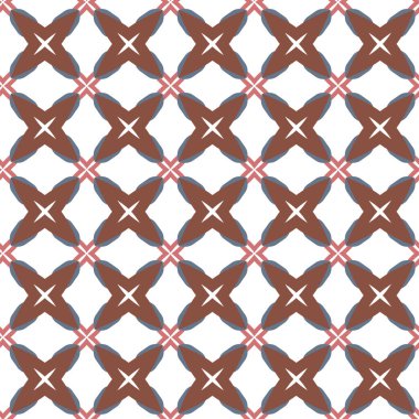 Geometrik süslemeli vektör deseni. Kusursuz tasarım dokusu 