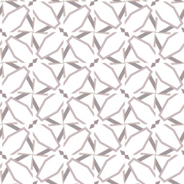 Geometrik süslemeli vektör deseni. Kusursuz tasarım dokusu 