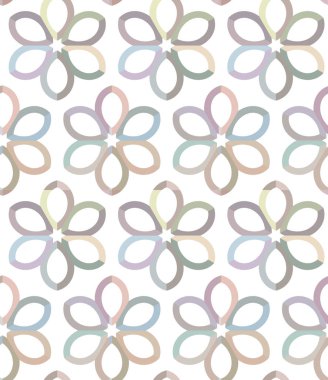 Geometrik süslemeli vektör deseni. Kusursuz tasarım dokusu