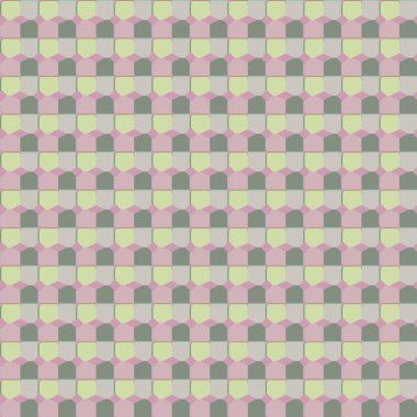 Geometrik süslemeli vektör deseni. Kusursuz tasarım dokusu 