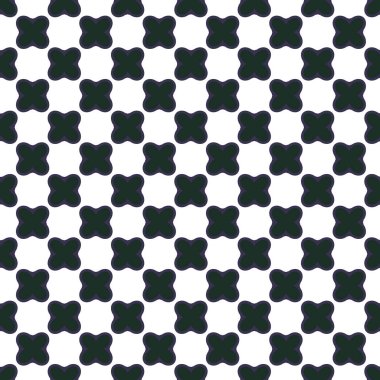 Geometrik süslemeli vektör deseni. Kusursuz tasarım dokusu 