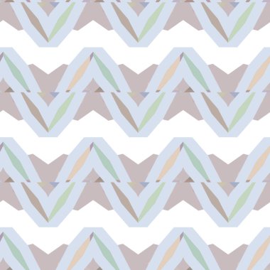 Geometrik süslemeli vektör deseni. Kusursuz tasarım dokusu 