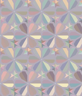 Geometrik süslemeli vektör deseni. Kusursuz tasarım dokusu 