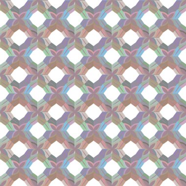 Geometrik süslemeli kusursuz desen. vektör illüstrasyonu