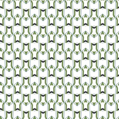 Geometrik süslemeli vektör deseni. Kusursuz tasarım dokusu 