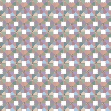 Geometrik süslemeli vektör deseni. Kusursuz tasarım dokusu 