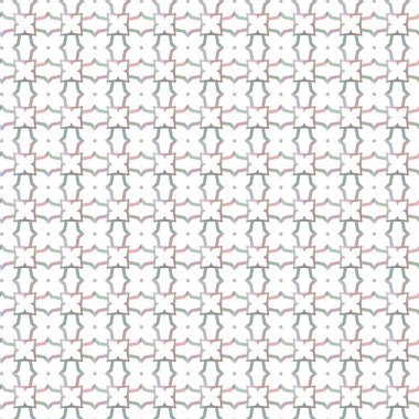 Geometrik süslemeli vektör deseni. Kusursuz tasarım dokusu 