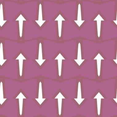 Geometrik süslemeli vektör deseni. Kusursuz tasarım dokusu 