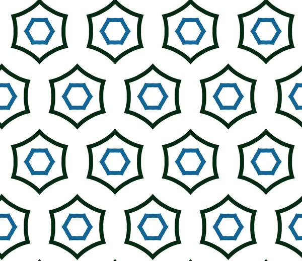 Geometrik Süslemeli Vektör Deseni Kusursuz Tasarım Dokusu — Stok Vektör